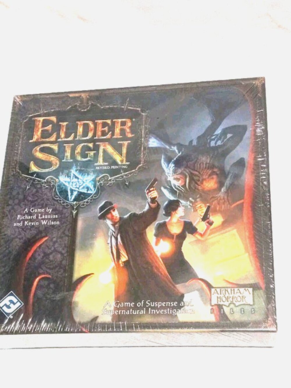 Elder Sign Revised Edition Sealed Fantasy Flight Games Arkham Horror Board Game